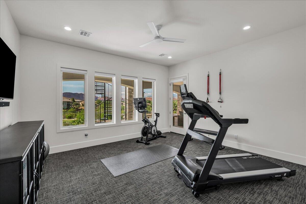 2608 Canyon Ridge Drive St. George, UT 84770 - Photo 65 of 108 Guest Bedroom 4/Exercise Room