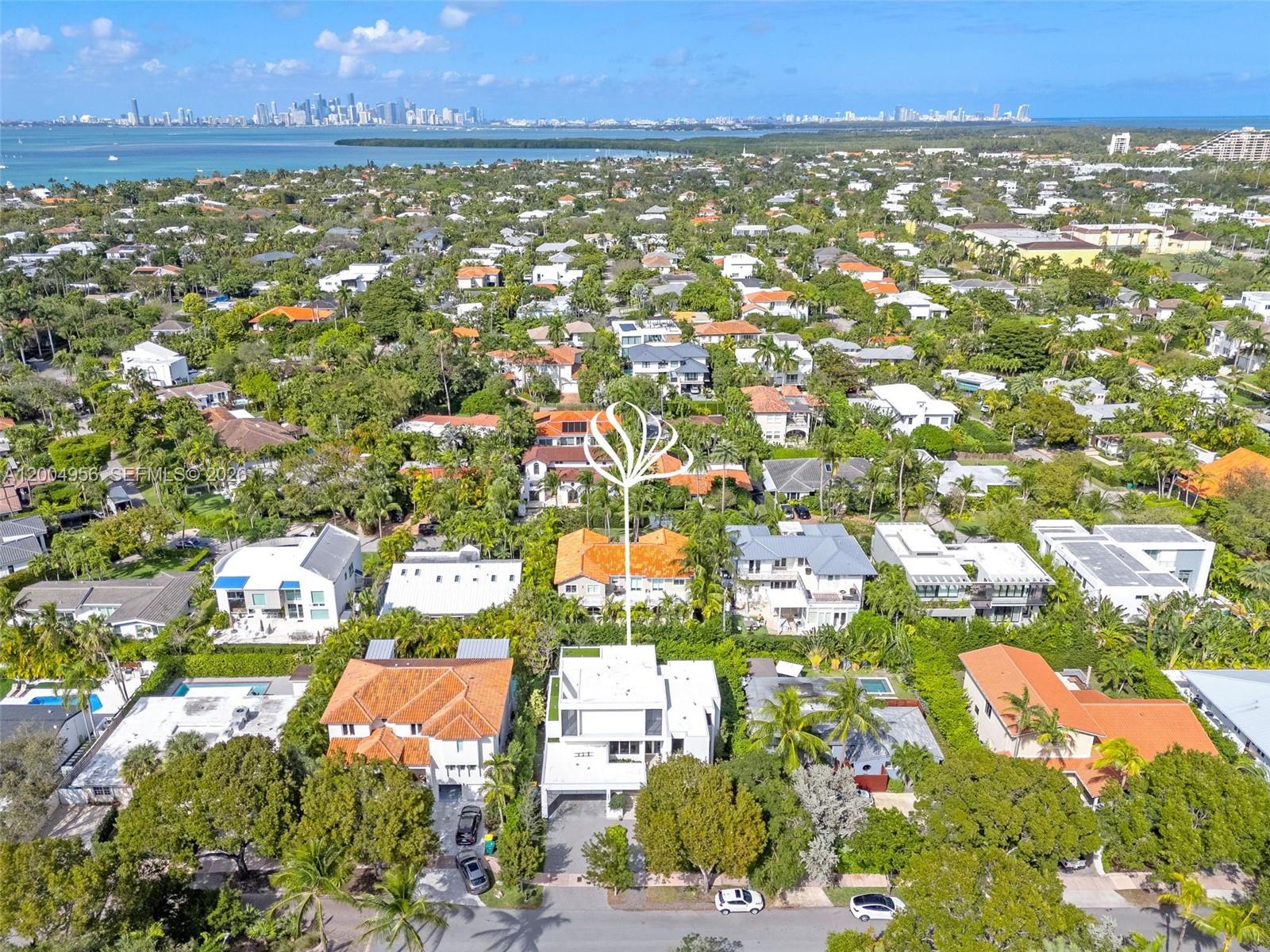 285 West Mashta Drive Key Biscayne, FL 33149 - Photo 41 of 42 a view of city and green space