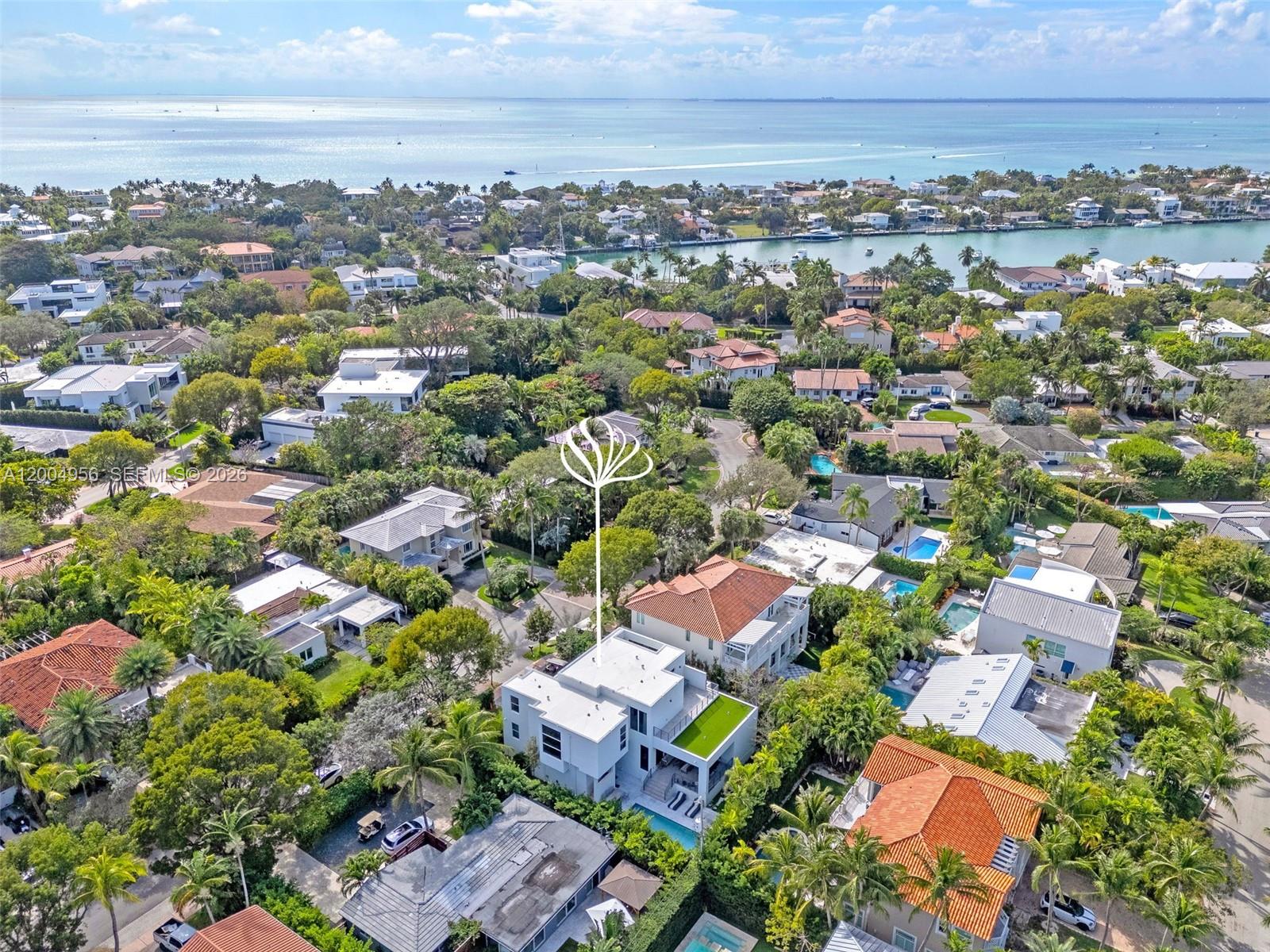 285 West Mashta Drive Key Biscayne, FL 33149 - Photo 42 of 42 an aerial view of a city with lots of residential buildings