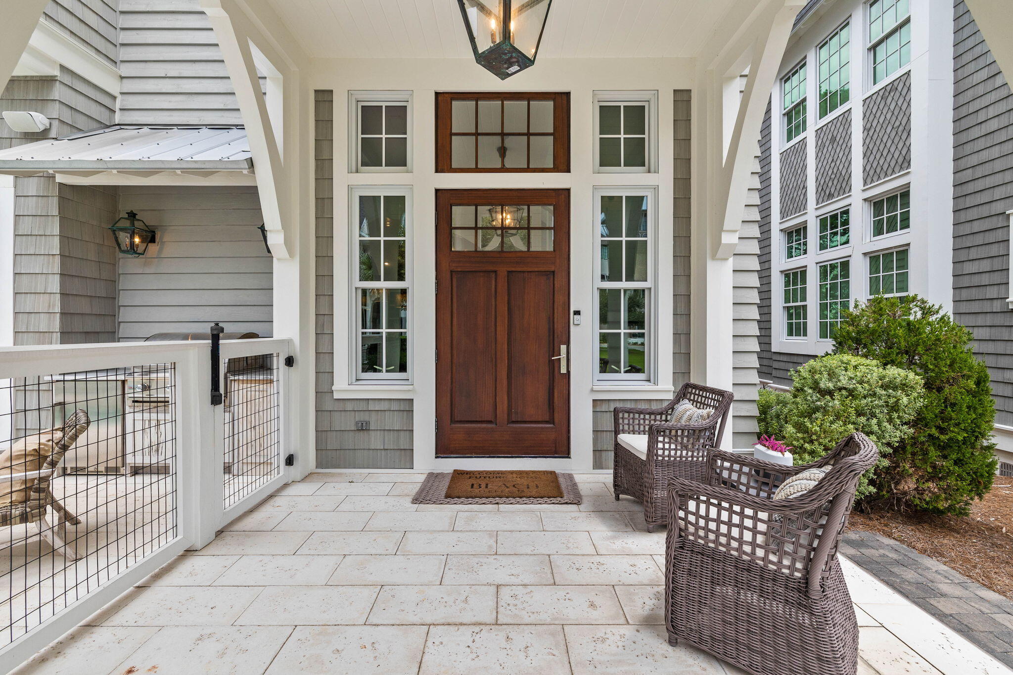28 Honor Ln Inlet Beach Inlet Beach, FL 32461 - Photo 83 of 99 a view of front door of house with outdoor seating