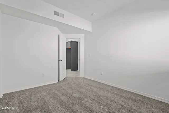 a view of an empty room