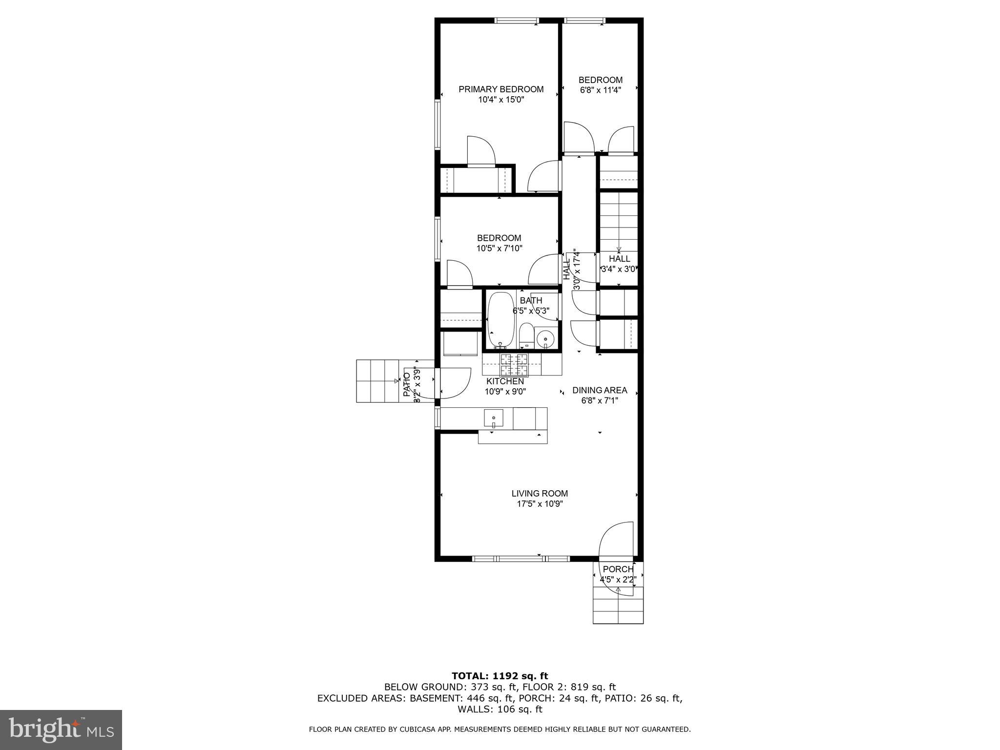 219 Ridley Avenue Folsom, PA 19033 - Photo 18 of 19 Main Level Floor Plan
