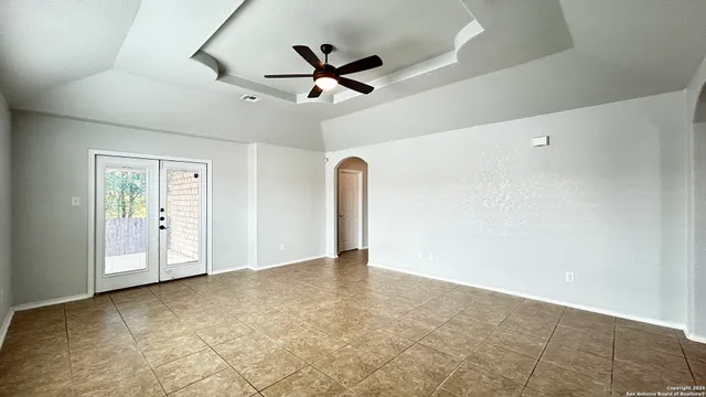 a view of an empty room