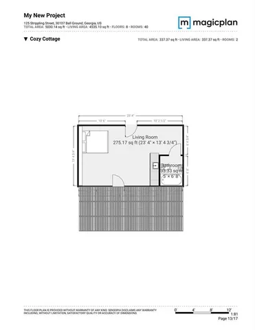 $799,950 | 125 Strippling Street, Ball Ground, GA 30107