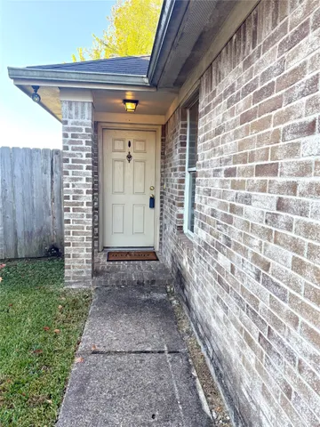 a view of a pathway door of the house