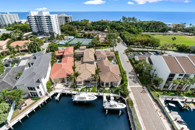 a view of city from a balcony