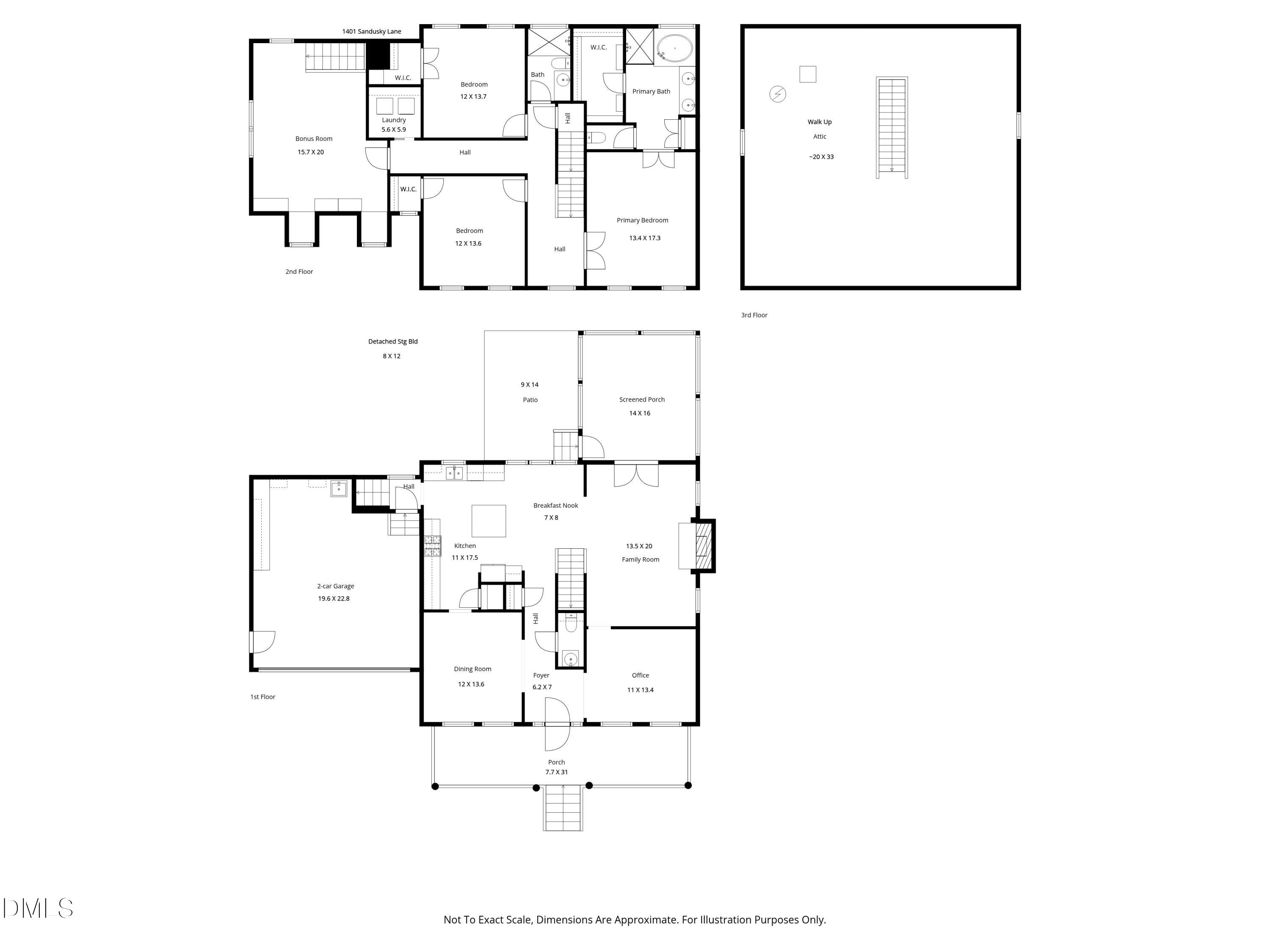 1401 Sandusky Lane Raleigh, NC 27614 - Photo 47 of 52 All Floors jpg