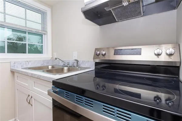 a view of a stove top oven