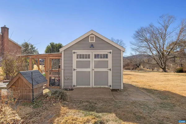 a view of a house with a outdoor space