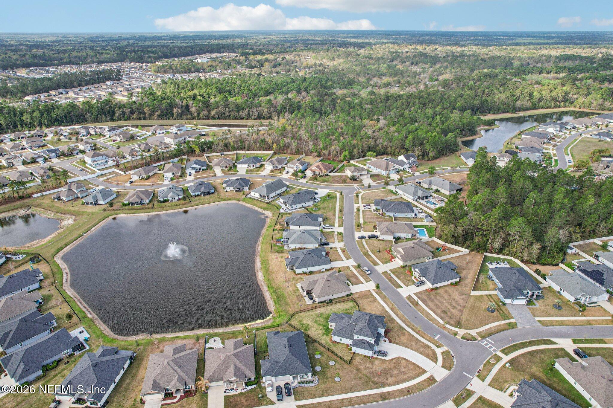 1724 Austin Lk Way Middleburg, FL 32068 - Photo 54 of 61 an aerial view of a house with a ocean view