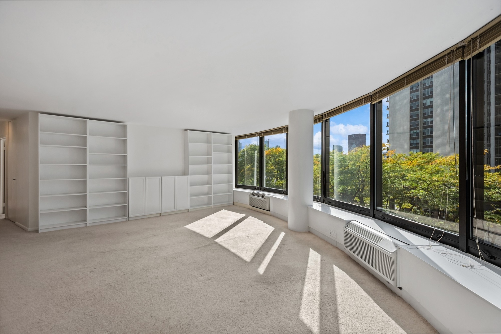 155 North Harbor Drive, Unit 403 Chicago, IL 60601 - Photo 5 of 24 a view of an empty room with windows