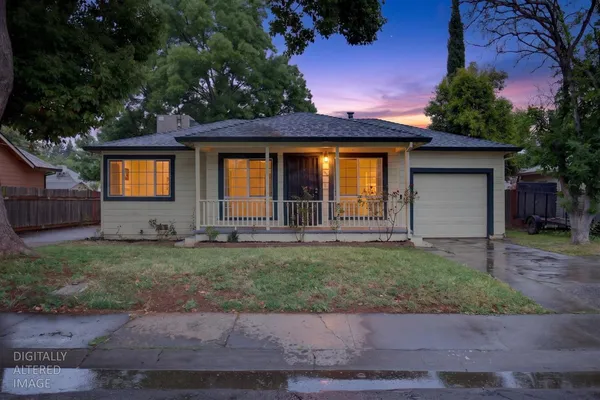 a front view of house with yard