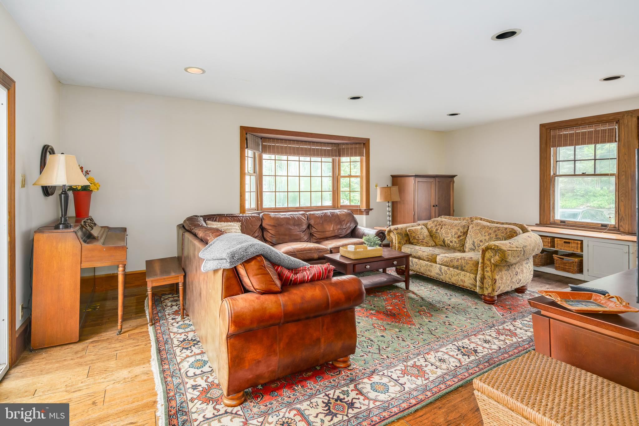 13 Bells Mill Road Glenside, PA 19038 - Photo 6 of 34 Living Room with Bay Winodw