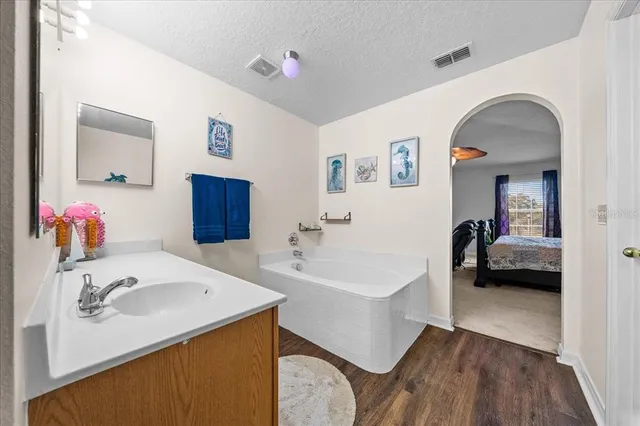 a view of a back yard of the house