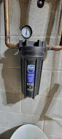 a view of water heater room