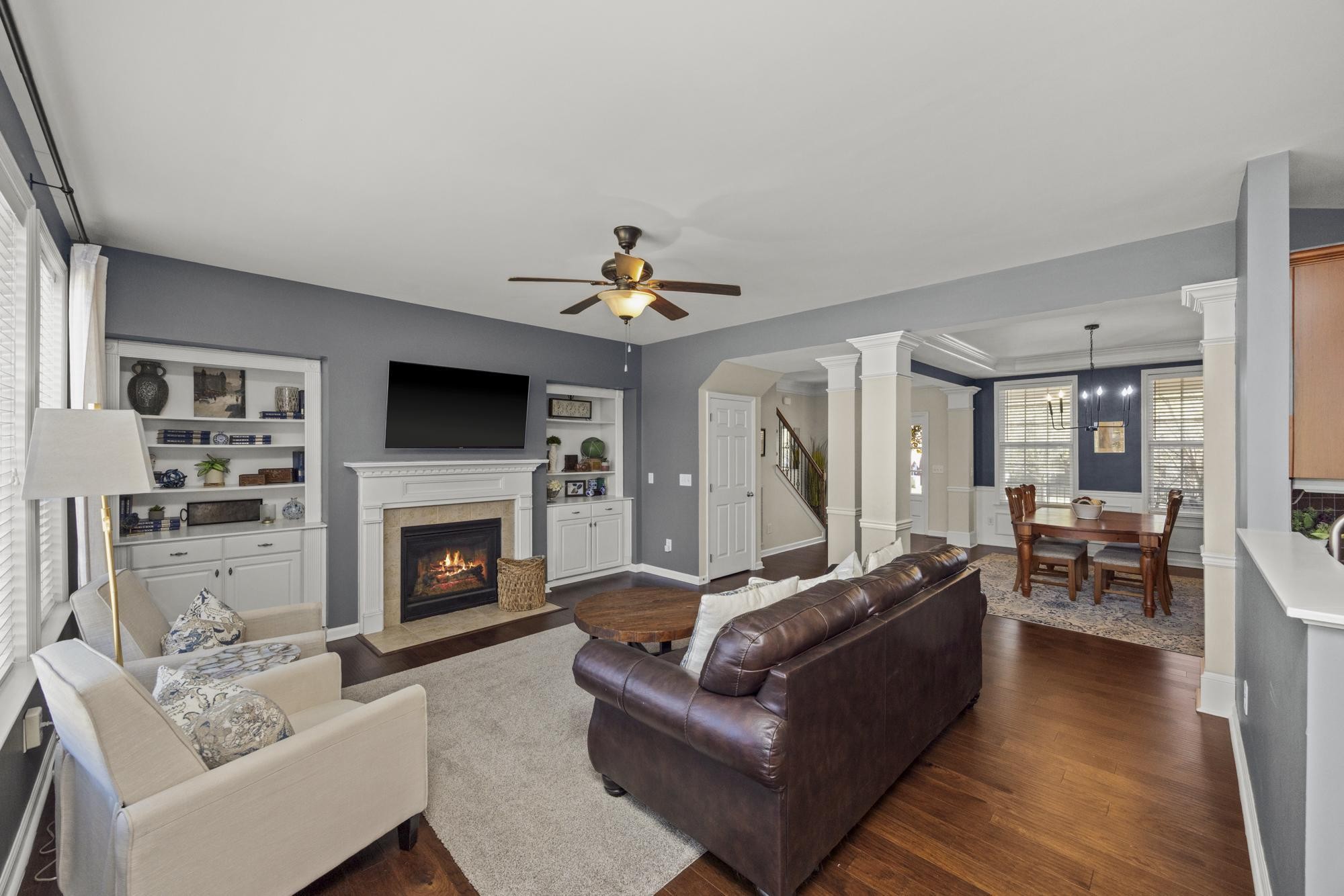 108 Stoddard Street Gallatin, TN 37066 - Photo 8 of 43 a living room with furniture and a fireplace