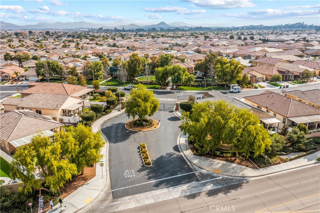 26519 Rim Creek Path Menifee, CA 92584 - Photo 40 of 45 an aerial view of residential houses with outdoor space