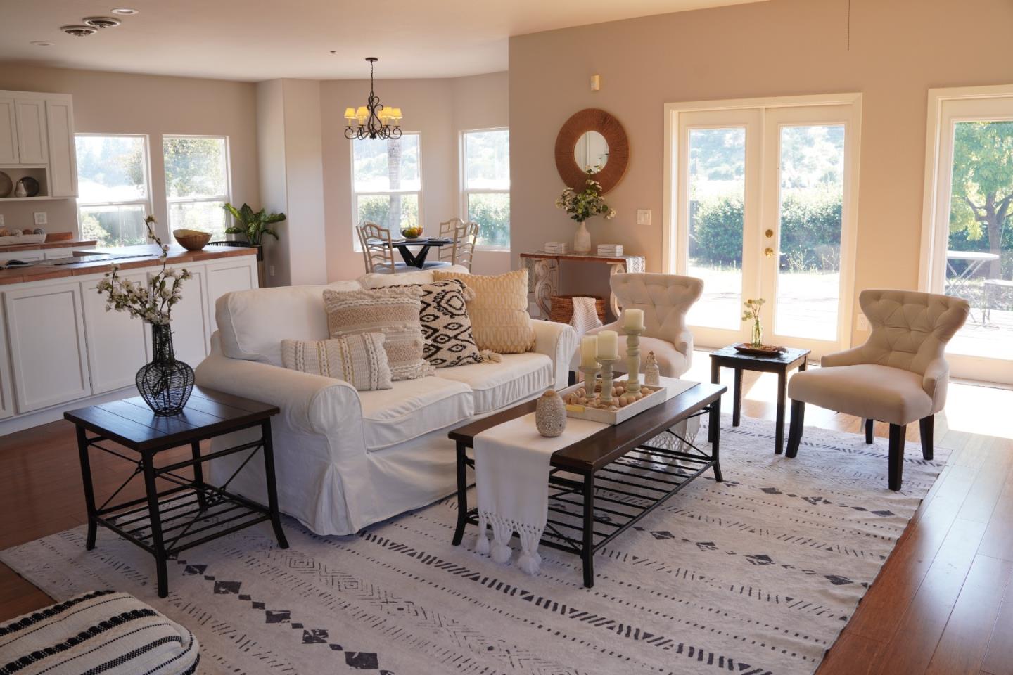 389 Corralitos Road Watsonville, CA 95076 - Photo 6 of 18 a living room with furniture and a large window
