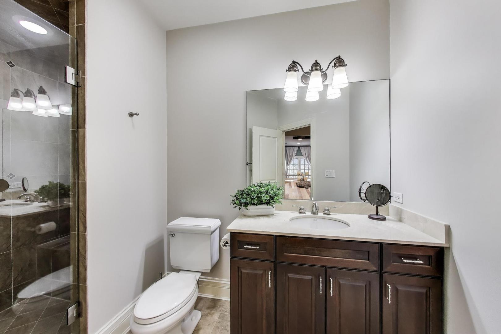 628 Greenwood Road Northbrook, IL 60062 - Photo 39 of 54 a bathroom with a sink and a toilet