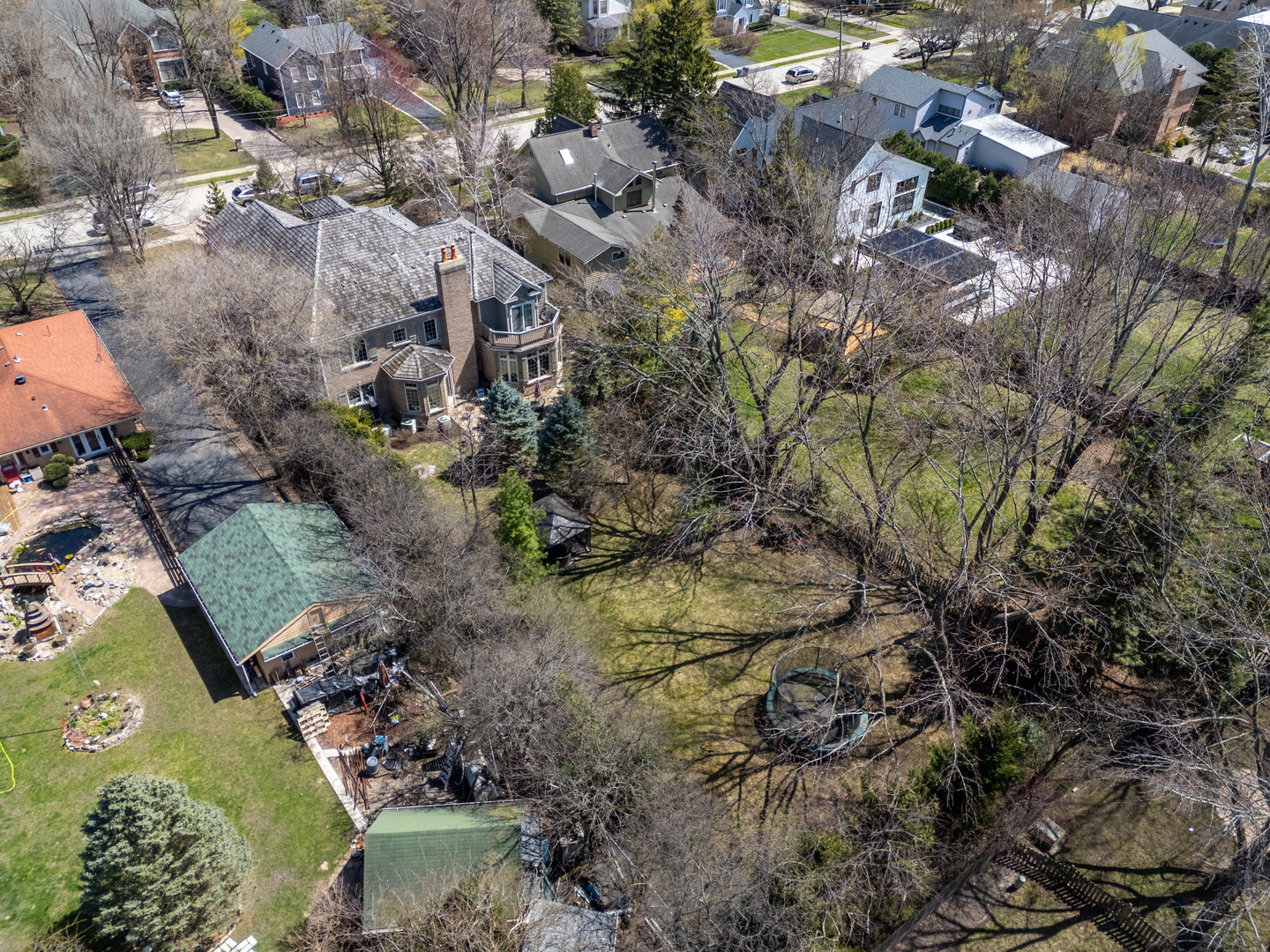 628 Greenwood Road Northbrook, IL 60062 - Photo 51 of 54 an aerial view of residential house with outdoor space