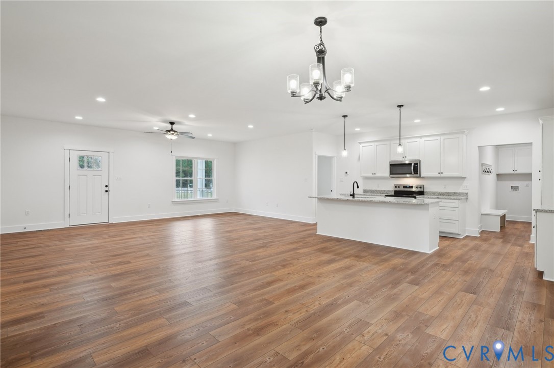 2090 Cartersville Road Cartersville, VA 23027 - Photo 9 of 35 a view of kitchen with refrigerator and window