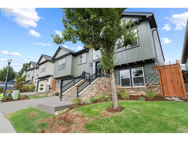 front view of house with a yard