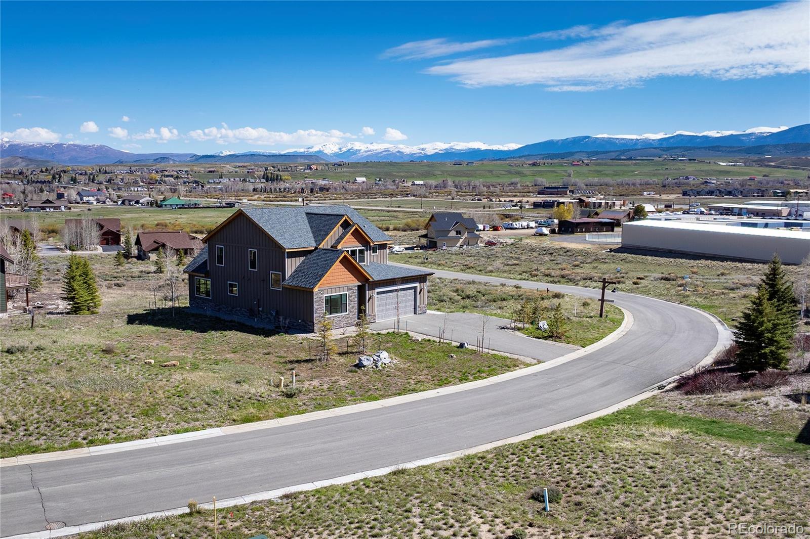 719 Saddle Ridge Circle Granby, CO 80446 - Photo 40 of 47 a view of a lake with a mountain in the background