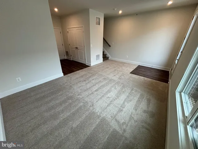 a view of an empty room