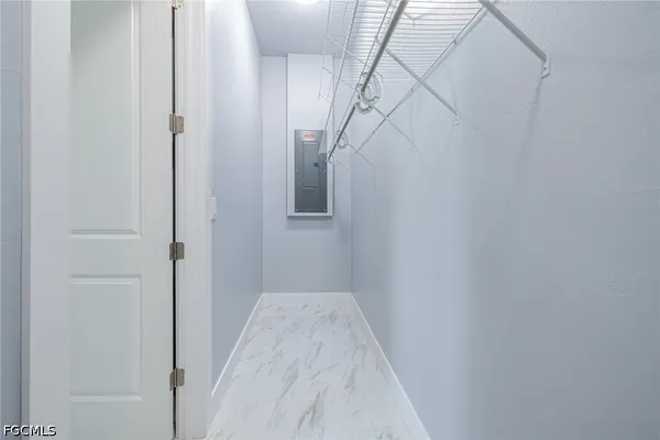 a view of a small space