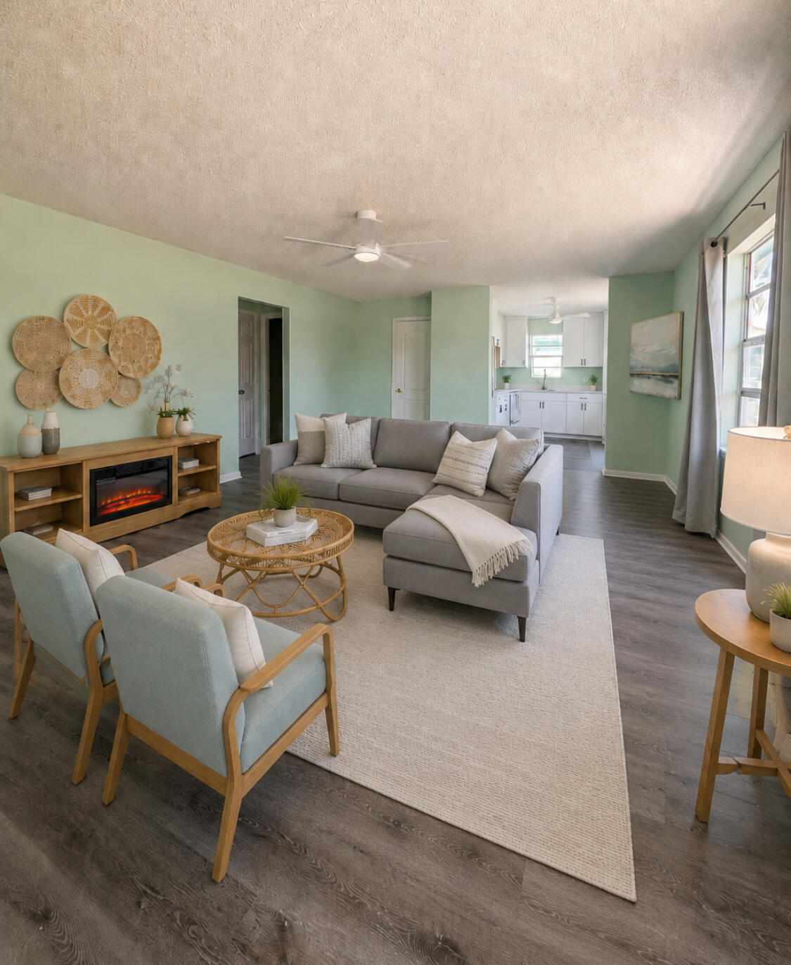 1328 West 6th Street Riviera Beach, FL 33404 - Photo 5 of 11 a living room with furniture and wooden floor