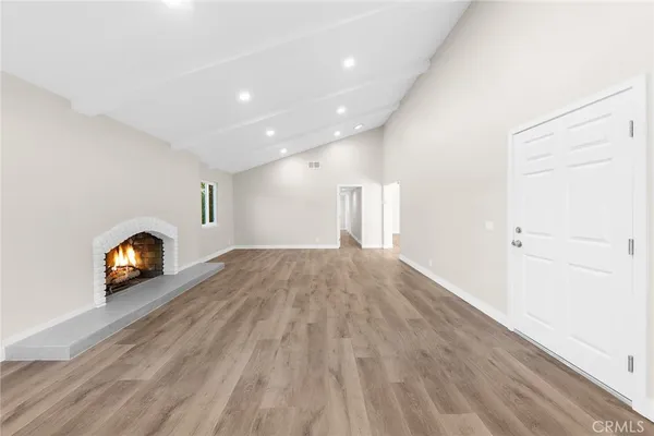 a view of empty room