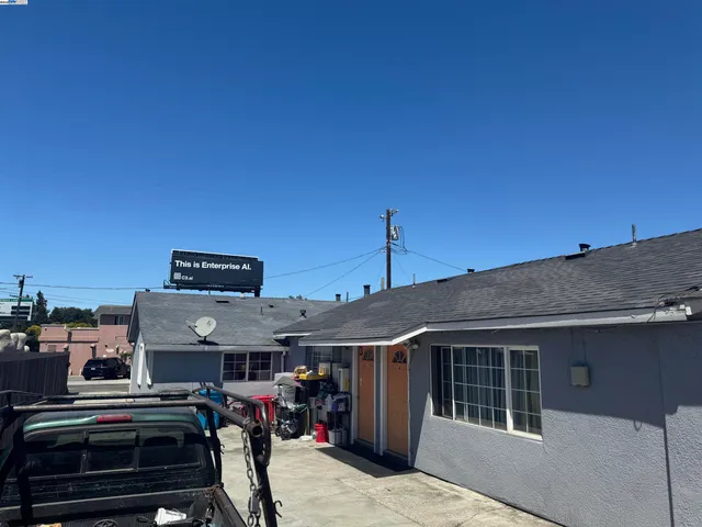 a view of a roof deck