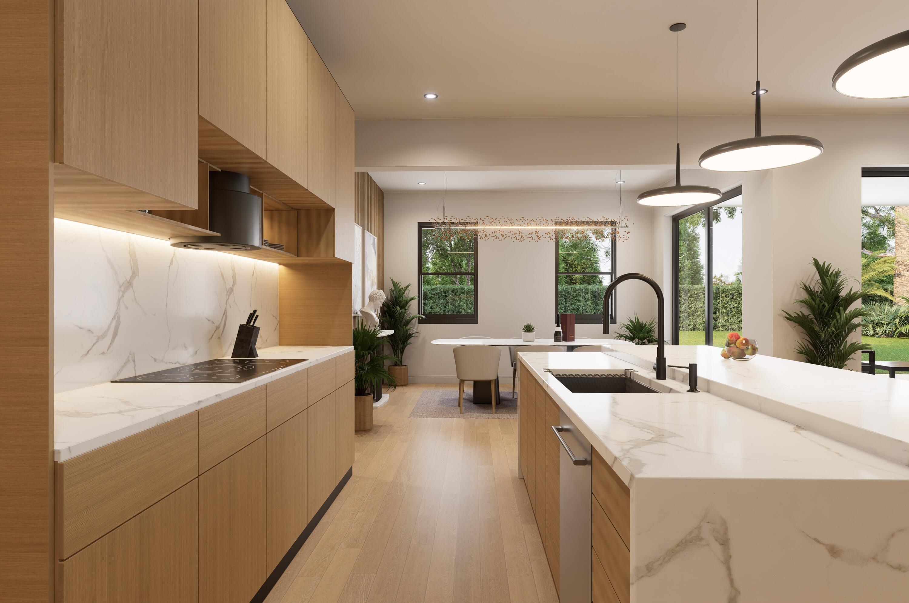 1160 Emerald Lane Singer Island, FL 33404 - Photo 12 of 37 a kitchen with a sink and a stove