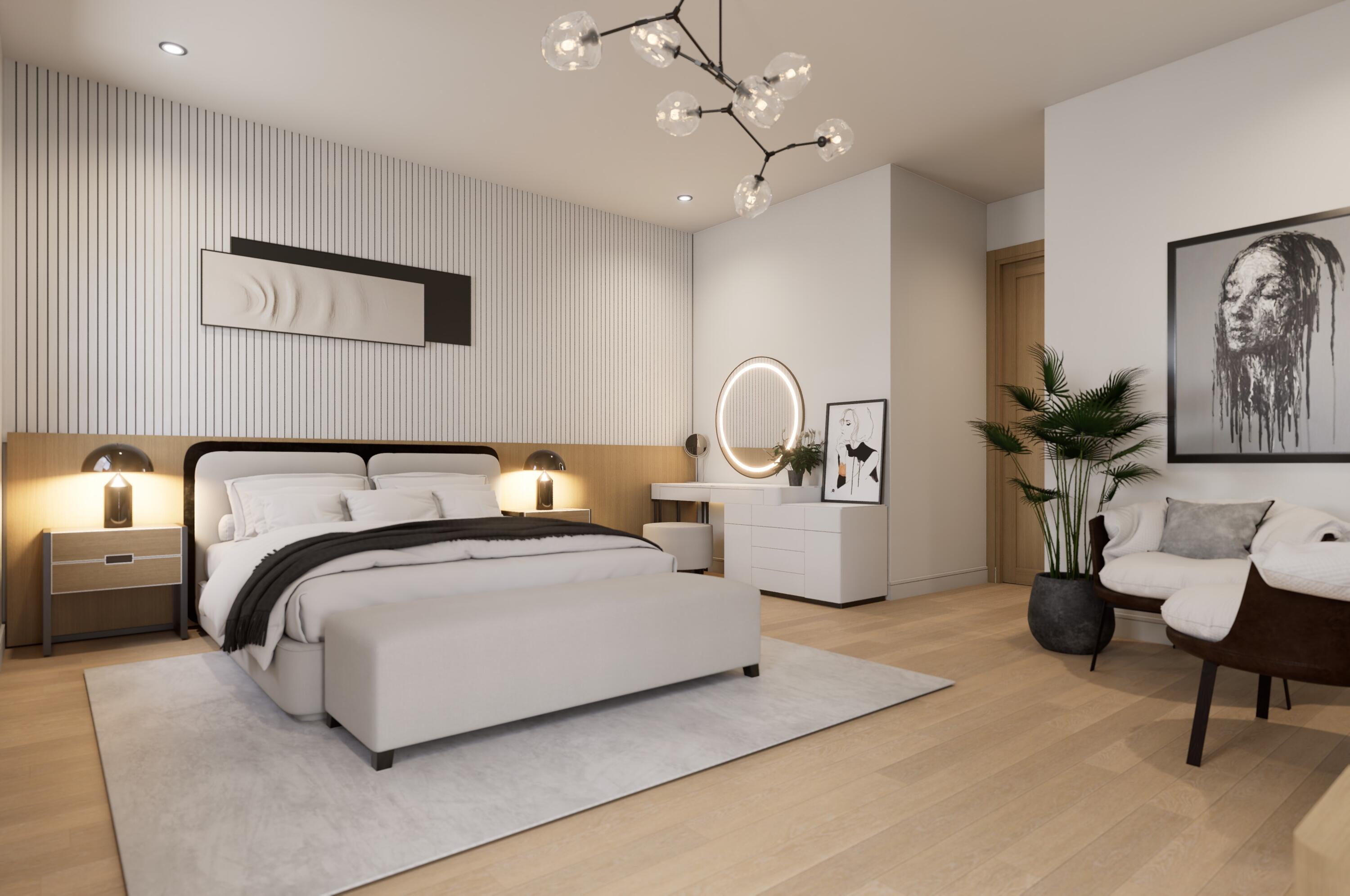 1160 Emerald Lane Singer Island, FL 33404 - Photo 21 of 37 a bedroom with bed and window