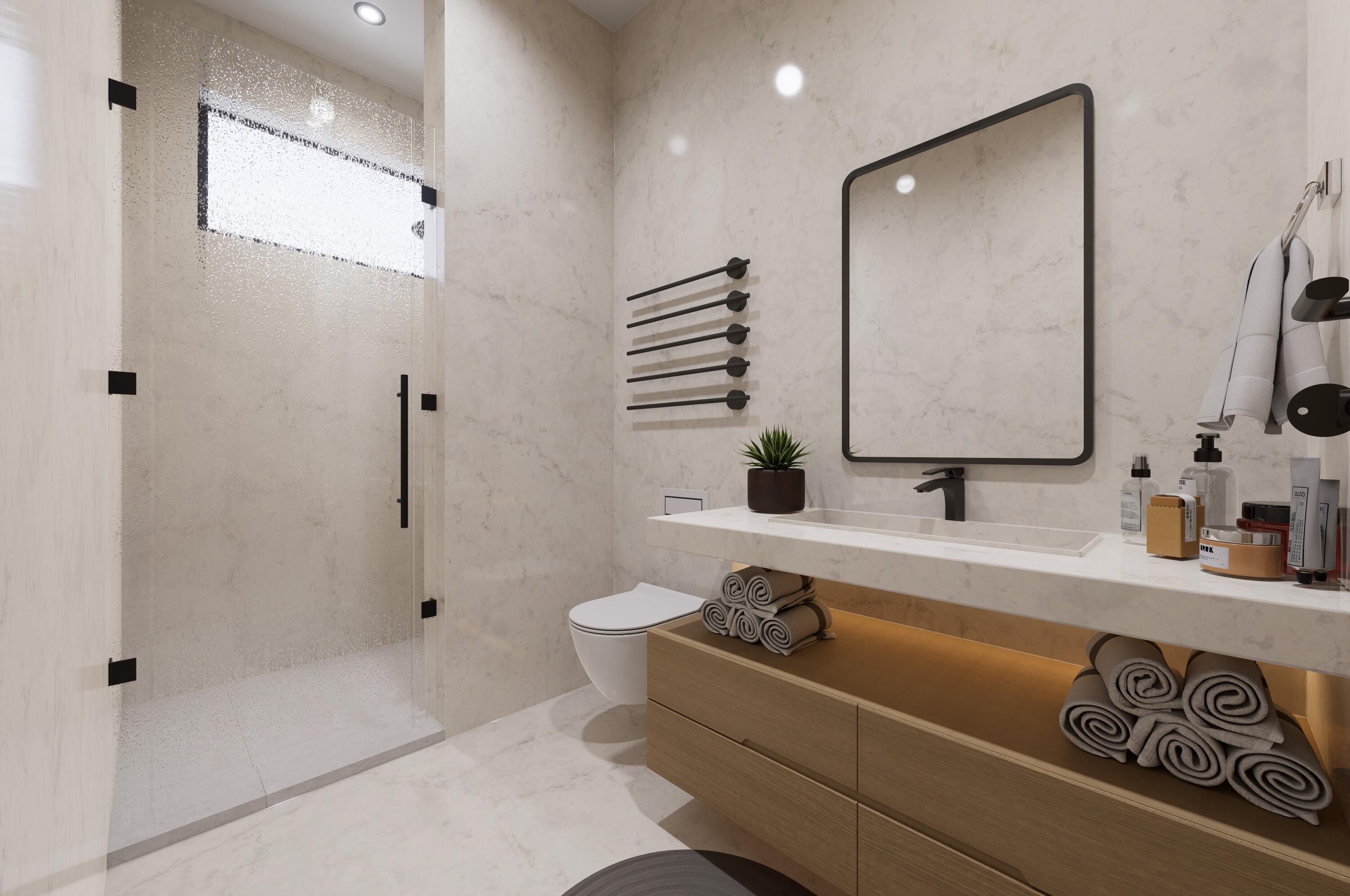 1160 Emerald Lane Singer Island, FL 33404 - Photo 33 of 37 a bathroom with a bathtub and a sink