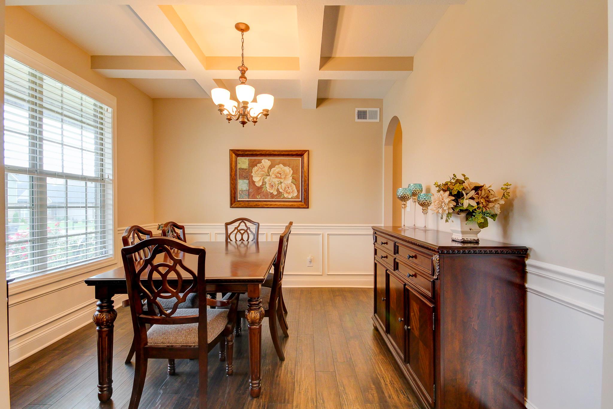1012 Barnhill Road Clarksville, TN 37043 - Photo 2 of 18 a view of a dining room with furniture window and wooden floor