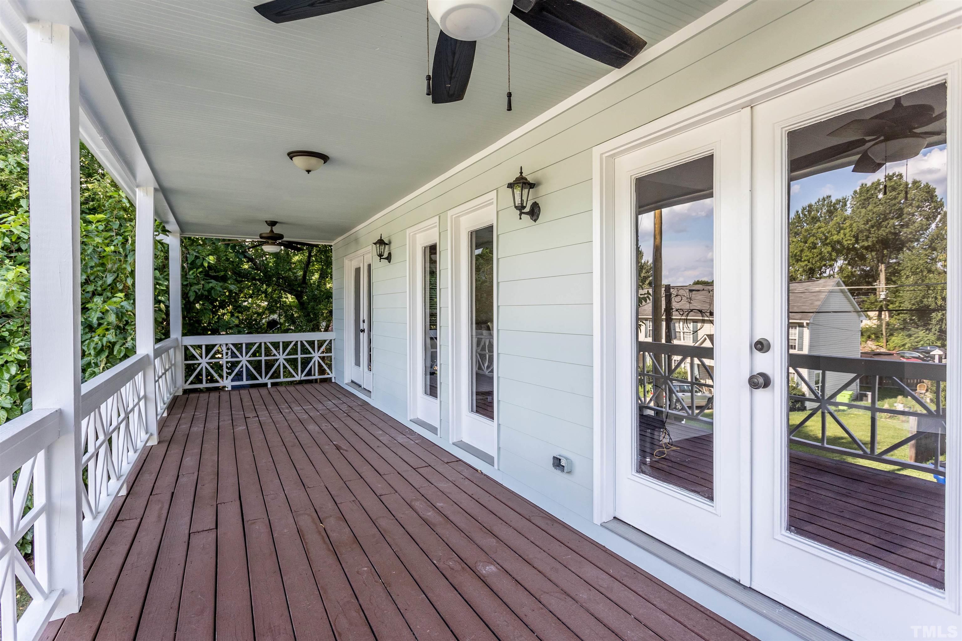 312 Freeman Street Raleigh, NC 27601 - Photo 23 of 30 a view of balcony with wooden floor