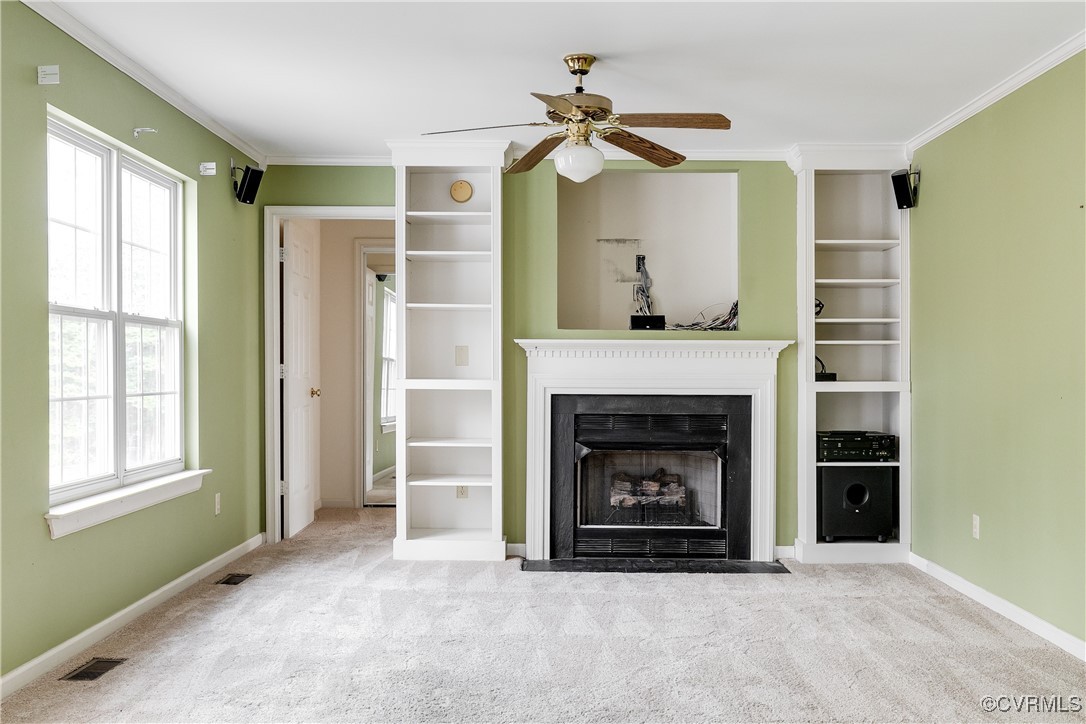 4588 Broad St Road Gum Spring, VA 23065 - Photo 22 of 50 a view of a livingroom with a fireplace and window