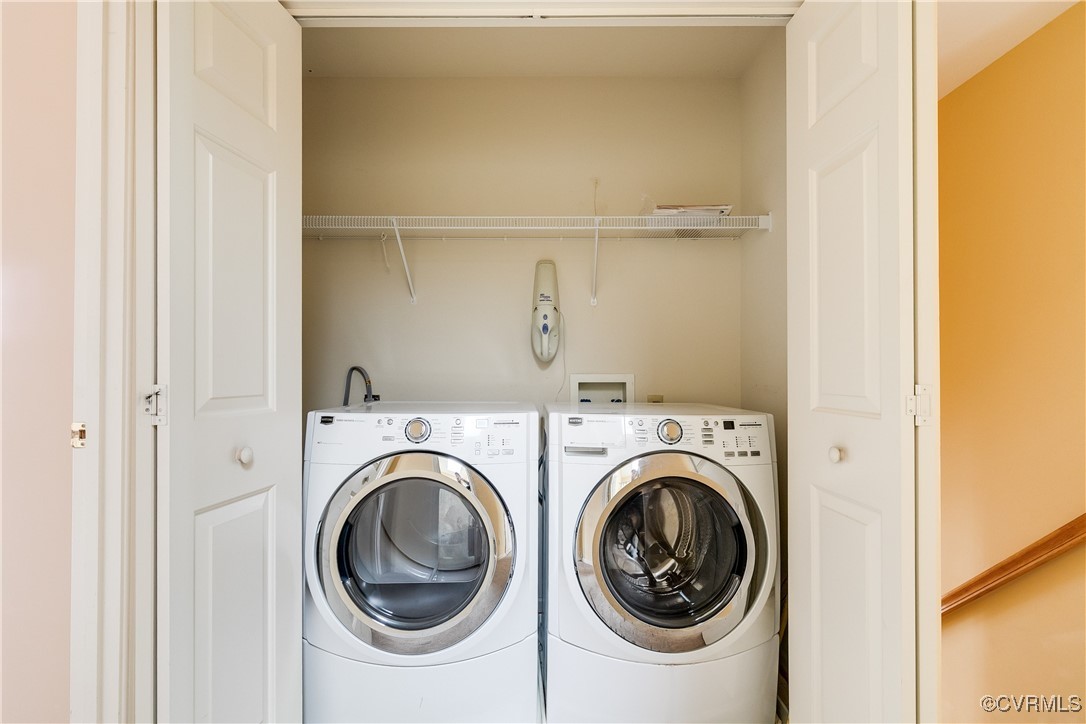 4588 Broad St Road Gum Spring, VA 23065 - Photo 40 of 50 a utility room with dryer and washer