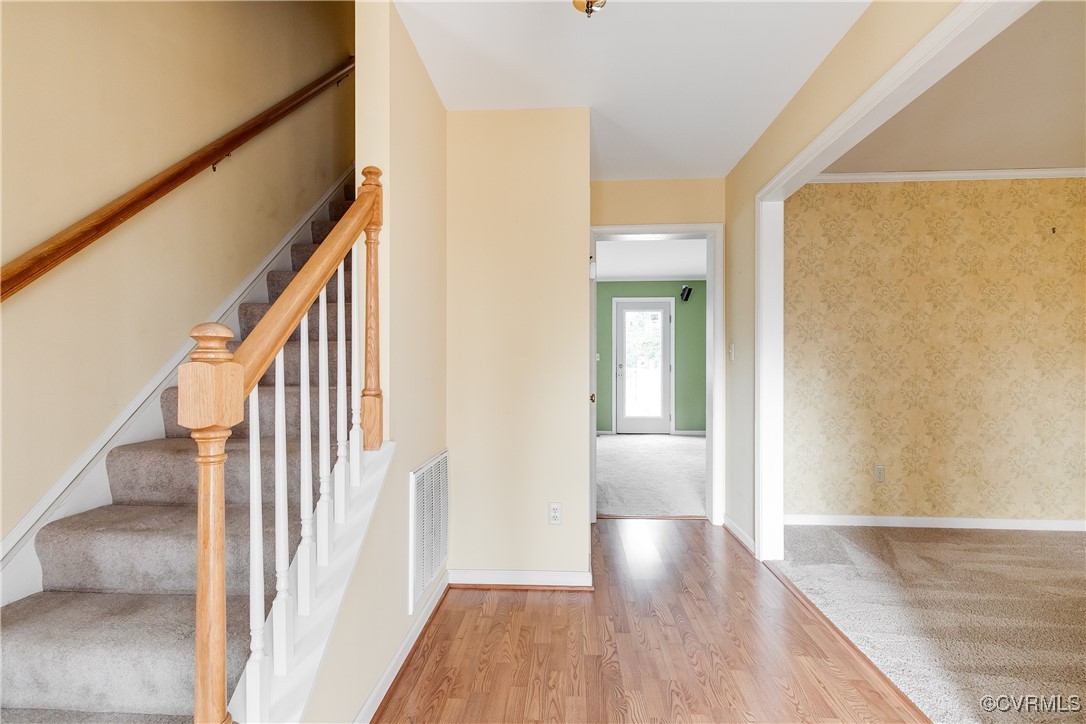 4588 Broad St Road Gum Spring, VA 23065 - Photo 5 of 50 a view of an entryway with wooden floor