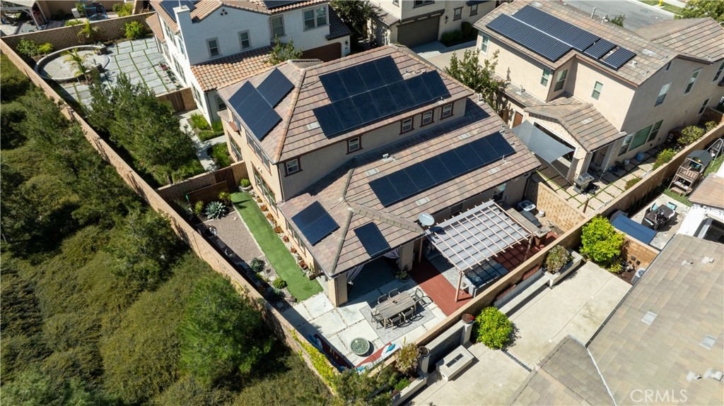 193 Barnes Road Tustin, CA 92782 - Photo 36 of 45 an aerial view of a house with a garden