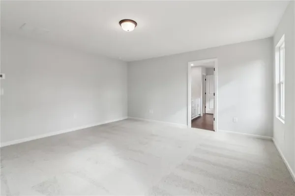 a view of an empty room