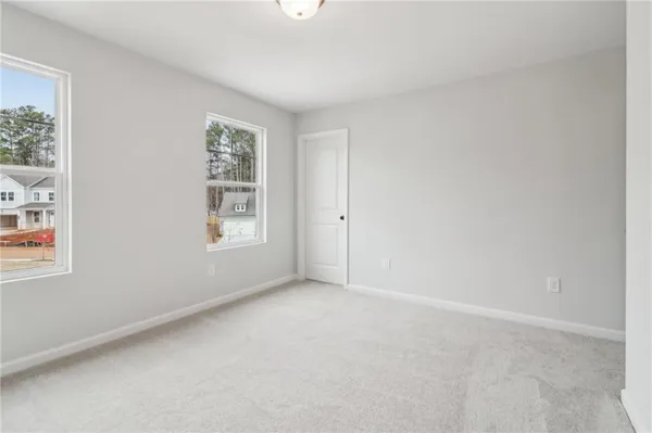 a view of an empty room