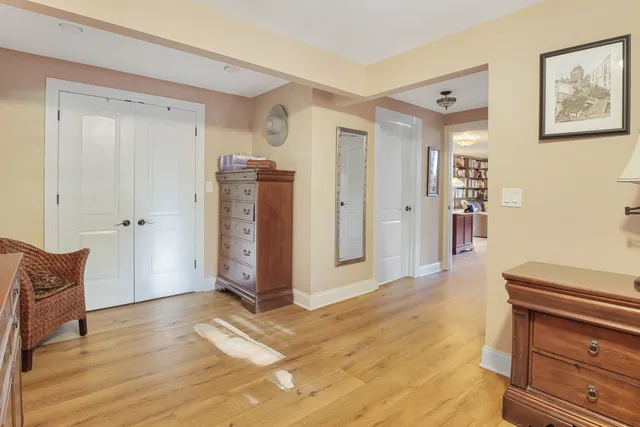 a view of livingroom with furniture and wooden floor