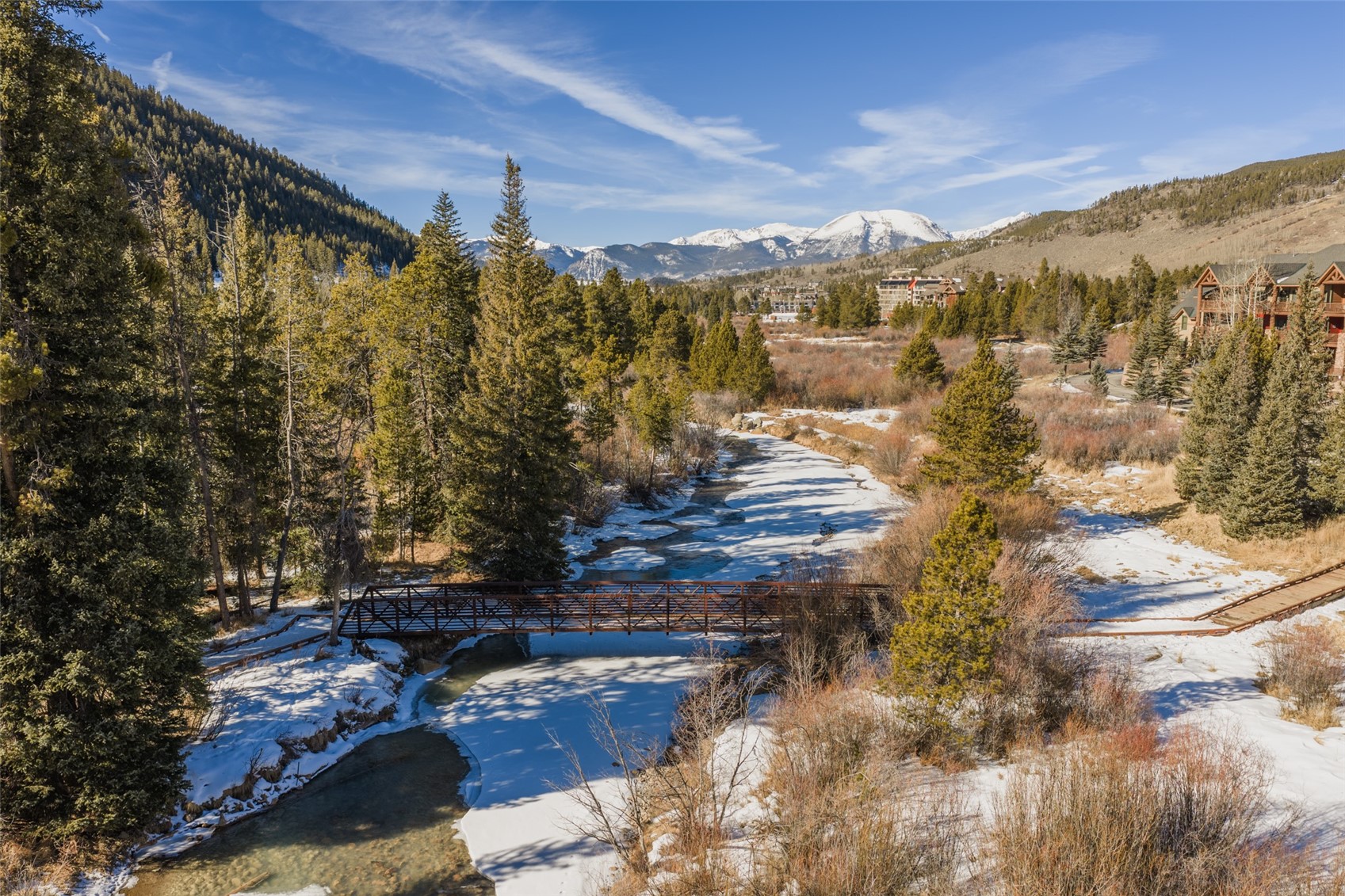 22784 Highway 6, Unit 2628 Keystone, CO 80435 - Photo 39 of 45 a view of a city with mountains in the background