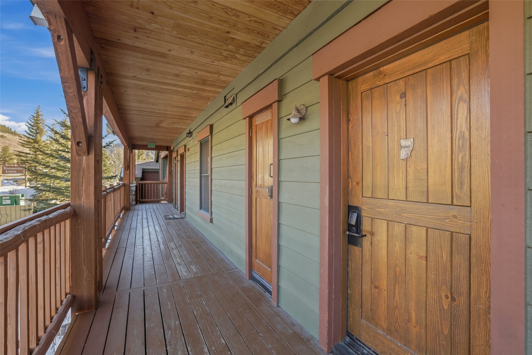 22784 Highway 6, Unit 2628 Keystone, CO 80435 - Photo 4 of 45 a view of a wooden door