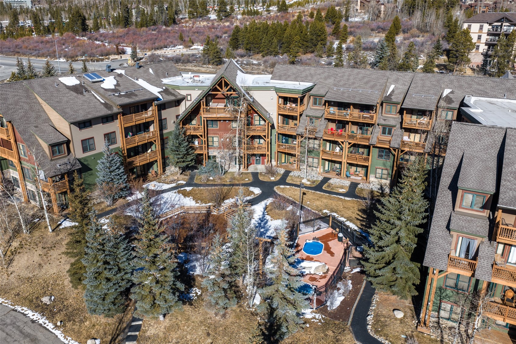 22784 Highway 6, Unit 2628 Keystone, CO 80435 - Photo 42 of 45 a view of a city that has tall buildings