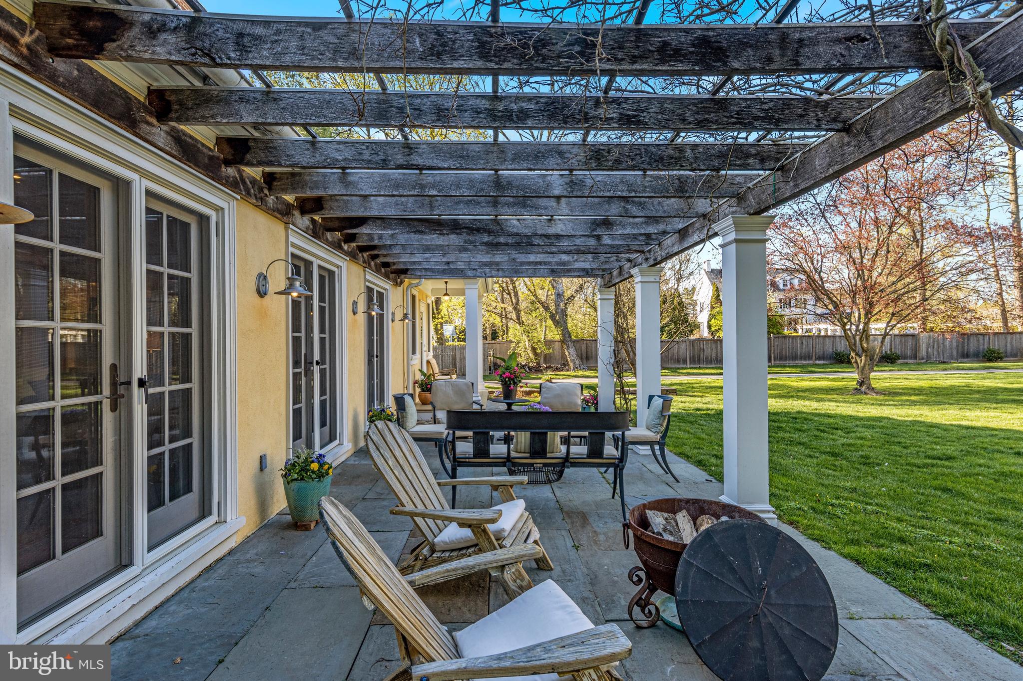 415 South Waterloo Road Devon, PA 19333 - Photo 95 of 127 Rear Pergola Covered Porch
