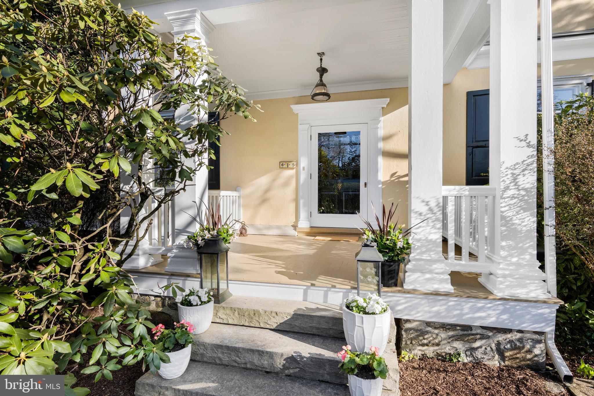 415 South Waterloo Road Devon, PA 19333 - Photo 10 of 127 Side Porch Entry