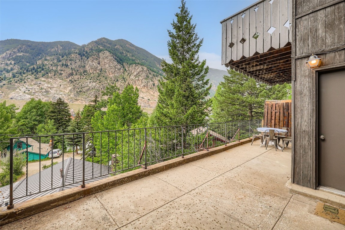 817 Valley View Drive Georgetown, CO 80444 - Photo 6 of 29 a view of a bench in balcony